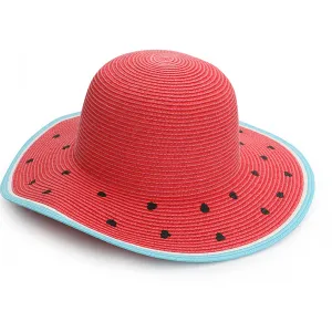 Ψάθινο καπέλο FlapJackKids UPF 50+ Watermelon | ΚΑΛΟΚΑΙΡΙΝΑ στο Fatsules