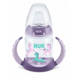 Εκπαιδευτικό μπιμπερό NUK First Choice Plus 150ml 6-18 Μηνών με δείκτη ελέγχου θερμοκρασίας Μωβ | Βρεφανάπτυξη στο Fatsules