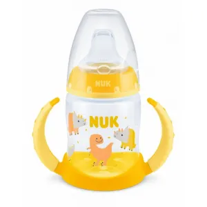 Εκπαιδευτικό μπιμπερό NUK First Choice Plus 150ml 6-18 Μηνών με δείκτη ελέγχου θερμοκρασίας Κίτρινο | Βρεφανάπτυξη στο Fatsules