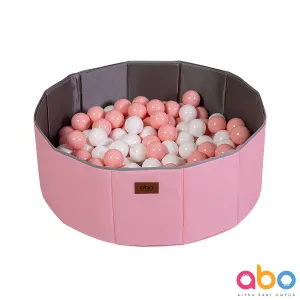 Αναδιπλούμενη πισίνα ABO με μπαλάκια ροζ- λευκά | Παιδικά παιχνίδια στο Fatsules