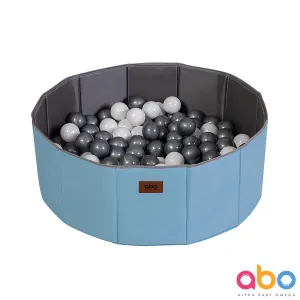 Αναδιπλούμενη πισίνα ABO με μπαλάκια γαλάζιο-γκρι | Παιδικά παιχνίδια στο Fatsules