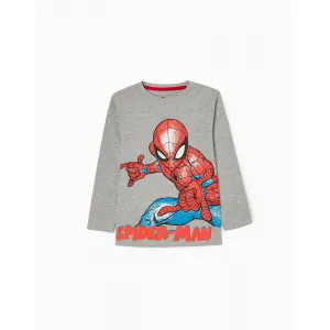 Spider-Man Zippy μπλούζα μακό Γκρι | Μπλουζάκια στο Fatsules