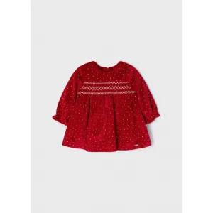 Mayoral Φόρεμα βελούδο Κόκκινο | Φορέματα στο Fatsules