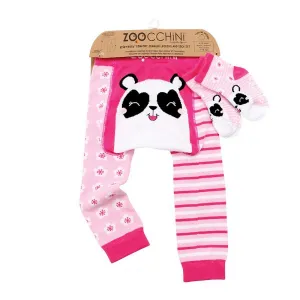 Σετ Zoocchini παντελόνι για μπουσούλημα και σετ καλτσάκια Panda | Παντελόνια στο Fatsules