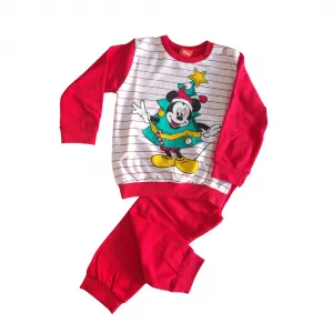 Disney Baby Mickey Mouse Πιτζάμα χριστουγεννιάτικη Ellepi Κόκκινο | ELLEPI Φθινόπωρο-Χειμώνας 2022/23 στο Fatsules