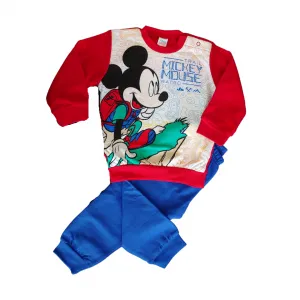Disney Baby Mickey Mouse Πιτζάμα Ellepi Κόκκινο-Μπλε | ELLEPI Φθινόπωρο-Χειμώνας 2022/23 στο Fatsules