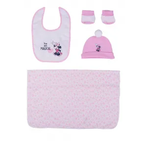 Disney Baby Minnie Mouse Σετ δώρου Ellepi Ροζ | Δώρα για νεογέννητο στο Fatsules