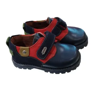 Δερμάτινα παπούτσια με βέλκρο Μπλε σκούρο Bebelite | Shoes winter 2022 στο Fatsules