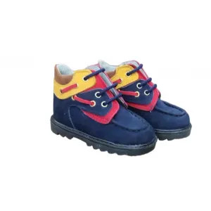 Δερμάτινα δετά suede μποτάκια Μπλε σκούρο/Κόκκινο Libberland | Shoes winter 2022 στο Fatsules