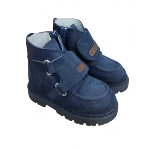 Δερμάτινα suede μποτάκια Μπλε σκούρο Libberland | Shoes winter 2022 στο Fatsules