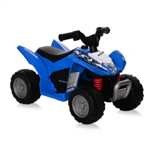 Ηλεκτροκίνητη και ποδοκίνητη παιδική Γουρούνα RIDE ON CAR Honda ATV 6V Μπλε Lorelli 18m+ | Στράτες και Περπατούρες στο Fatsules