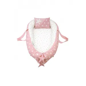 Φωλιά ύπνου ABO με μαξιλάρι Ροζ με αστεράκια | Φωλιές στο Fatsules