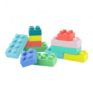 Εκπαιδευτικό παιχνίδι μαλακά τουβλάκια Super Soft Building Blocks Infantino 0+ | Εκπαιδευτικά και Δραστηριοτήτων στο Fatsules