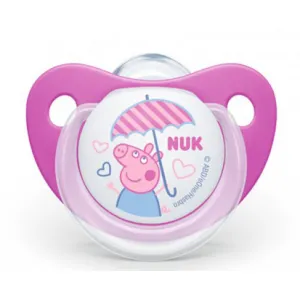 Πιπίλα Σιλικόνης NUK Trendline Peppa Pig 6-18 Μηνών Ροζ | Υγιεινή και Φροντίδα στο Fatsules