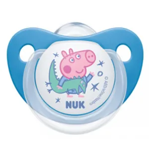 Πιπίλα Σιλικόνης NUK Trendline Peppa Pig 6-18 Μηνών Μπλε | Υγιεινή και Φροντίδα στο Fatsules