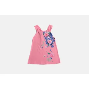 Joyce Παιδικό Φόρεμα μακό 'Flowers' Ροζ | Φορέματα - Φούστες στο Fatsules