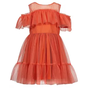 M&B Kid's Fashion Παιδικό Φόρεμα τούλι Κοραλί | Φορέματα - Φούστες στο Fatsules