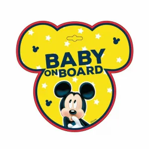 Σήμανση Baby on Board  Mickey με βεντούζα | Για την Βόλτα στο Fatsules