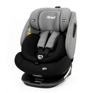 Κάθισμα Αυτοκινήτου Dovadi iGo i-size 40-150cm Isofix 360° Black&Grey | Παιδικά Καθίσματα Αυτοκινήτου 0-36 κιλά // 0-12 ετών στο Fatsules