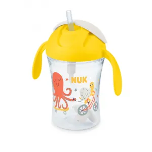 Nuk Motion Cup με Χείλος 230ml 8m+ Κίτρινο | Θερμός υγρών και παγουρίνα στο Fatsules