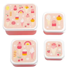 Πλαστικό παιδικό δοχείο φαγητού 0.85lt A Little Lovely Company Ice-creams | Δοχεία Φαγητού στο Fatsules