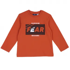 Chicco παιδική μπλούζα 'Fear' Κόκκινο | Μπλουζάκια - Πουλόβερ στο Fatsules