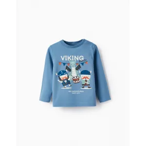 Zippy βρεφικό μπλουζάκι 'Viking Party' Μπλε | Βρεφικά μπλουζάκια-πουλόβερ στο Fatsules