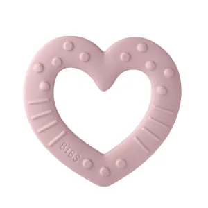 Μασητικό Bibs Bitie Heart Pink 2m+ | Μασητικά μωρού - Βρεφικές οδοντόβουρτσες στο Fatsules