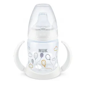 Εκπαιδευτικό μπιμπερό NUK First Choice Plus 150ml 6-18 Μηνών με δείκτη ελέγχου θερμοκρασίας Balloons | Θερμός υγρών και παγουρίνα στο Fatsules