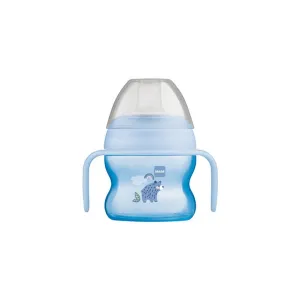 Mam Starter Cup Εκπαιδευτικό πλαστικό μπιμπερό Γαλάζιο 4m+ 150ml | Θερμός υγρών και παγουρίνα στο Fatsules