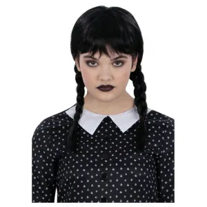 Αποκριάτικο Αξεσουάρ Kids Gothic School Girl Plait Wig One Size | Αξεσουάρ αποκριάτικων στολών στο Fatsules