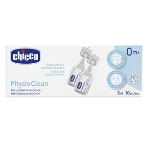 Chicco Physioclean Αμπούλες Φυσιολογικού Ορού 10x5ml | Υγιεινή και Φροντίδα στο Fatsules