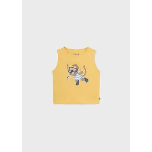 Mayoral Μπλούζα Τιράντες Summer Play Κίτρινο | Βρεφικά μπλουζάκια-πουλόβερ στο Fatsules