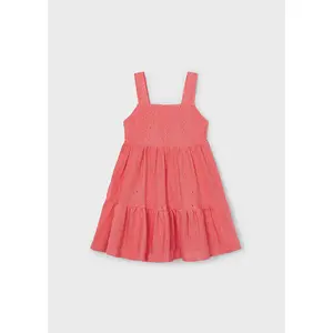 Mayoral Φόρεμα Μακό Φοδραρισμένο Ροζ Σομόν | Φορέματα - Φούστες στο Fatsules