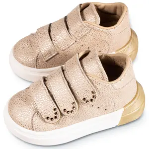 Sneakers Babywalker Μπεζ με Κρύσταλλα Swarovski BW6109 | BABYWALKER στο Fatsules