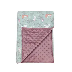 Βρεφική Κουβέρτα Baby Star Minky 70x100cm Spring 6851 | Κουβερτούλες στο Fatsules