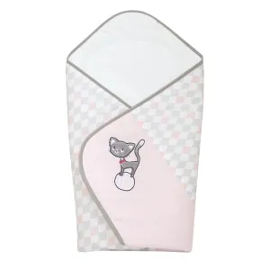 JUST BABY Κουβέρτα τυλίγματος cats pink | Κουβερτούλες στο Fatsules