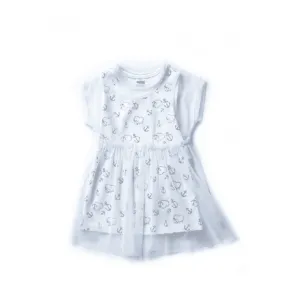 Φόρεμα navy dots JOYCE - λευκό | Κορίτσι 1-16 Ετών - Όλα τα προιόντα στο Fatsules