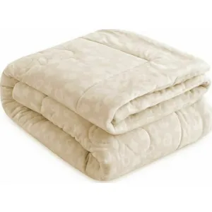 Ισπανική βελουτέ κουβέρτα Manterol Baby Comforter Μπεζ | Κουβερτούλες στο Fatsules