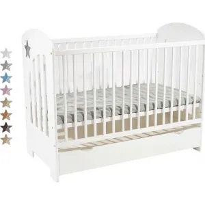 Βρεφικό Κρεβάτι με συρτάρι Just Baby Stern Grey Star | Βρεφικά Κρεβάτια στο Fatsules
