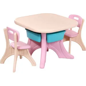 Παιδικό Τραπεζάκι με 2 Καρέκλες Comfort 18109 Moni Pink | Παιχνίδια Κήπου στο Fatsules
