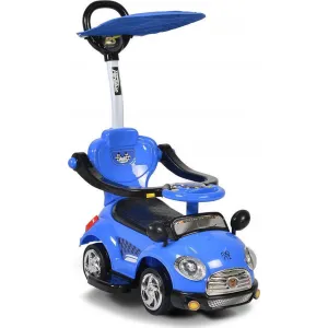 Περπατούρα Αυτοκινητάκι Moni με σκίαστρο και τιμόνι γονέα Ride on Paradise blue | Παιδικά παιχνίδια στο Fatsules
