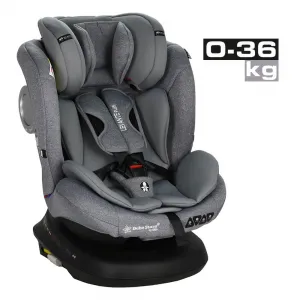 Κάθισμα Αυτοκινήτου Bebe Stars Isofix 360° Levante Plus Grey + Δώρο αμβλυγώνιος καθρέπτης  και σετ 2 ηλιοπροστασίες | Παιδικά Καθίσματα Αυτοκινήτου στο Fatsules