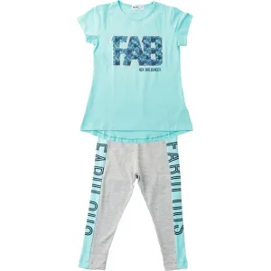 NEK Kids Wear Παιδικό Σετ 'Fab' - Άκουα | Ρούχα - Παπούτσια στο Fatsules