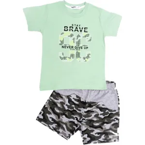 NEK Kids Wear Παιδικό Σετ 'Brave' - Βεραμάν | Σύνολα - Σετ στο Fatsules