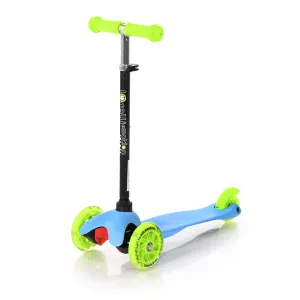 Πατίνι Scooter Lorelli Mini Αναδιπλούμενο με φωτιζόμενους τροχούς Blue&Green | Παιδικά παιχνίδια στο Fatsules