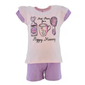 Πιτζάμα Happy morning DREAMS - Ροζ | Εσώρουχα - πυτζάμες για κορίτσια στο Fatsules