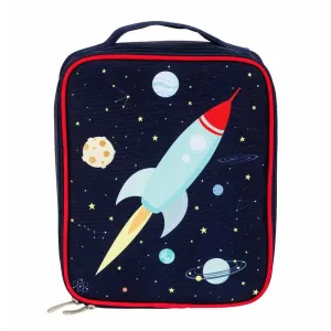 Ισοθερμική τσάντα φαγητού A Little Lovely Company Space Blue | Back to School στο Fatsules