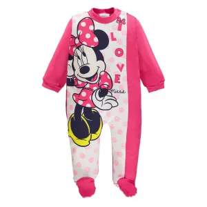 Ellepi Βρεφικό φορμάκι Disney Baby Minnie Mouse Φουξ | Βρεφικά 0-36 Μηνών στο Fatsules