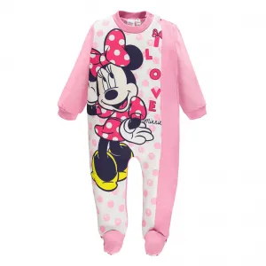 Ellepi Βρεφικό φορμάκι Disney Baby Minnie Mouse Ροζ | Βρεφικά 0-36 Μηνών στο Fatsules